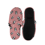 Cute Baby Panda Pattern Print Slippers