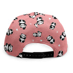 Cute Baby Panda Pattern Print Snapback Cap