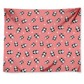 Cute Baby Panda Pattern Print Tapestry