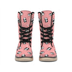 Cute Baby Panda Pattern Print Winter Boots