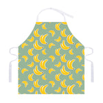 Cute Banana Pattern Print Adjustable Apron