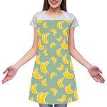 Cute Banana Pattern Print Adjustable Apron