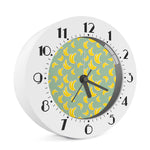 Cute Banana Pattern Print Alarm Clock