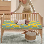 Cute Banana Pattern Print Baby Crib Sheet