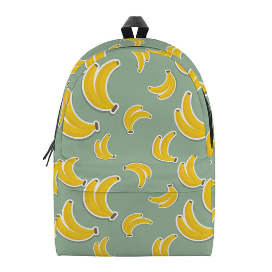 Cute Banana Pattern Print Backpack