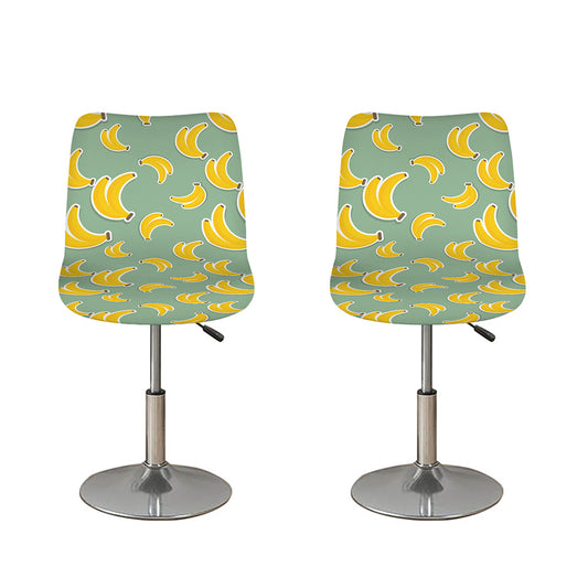 Cute Banana Pattern Print Bar Stool Covers