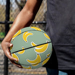 Cute Banana Pattern Print Basketball