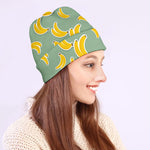 Cute Banana Pattern Print Beanie