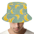 Cute Banana Pattern Print Bucket Hat