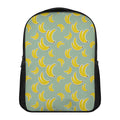 Cute Banana Pattern Print Casual Backpack