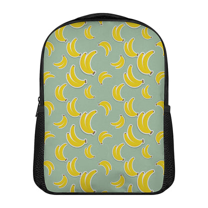 Cute Banana Pattern Print Casual Backpack