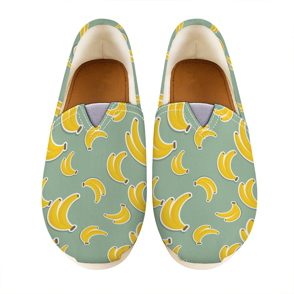 Cute Banana Pattern Print Casual Shoes