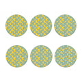 Cute Banana Pattern Print Coaster Set