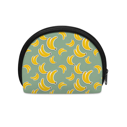 Cute Banana Pattern Print Coin Purse