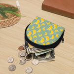 Cute Banana Pattern Print Coin Purse