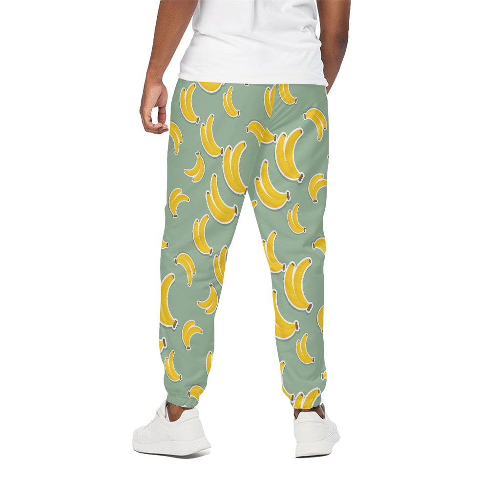 Cute Banana Pattern Print Cotton Pants