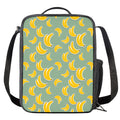 Cute Banana Pattern Print Crossbody Lunch Bag