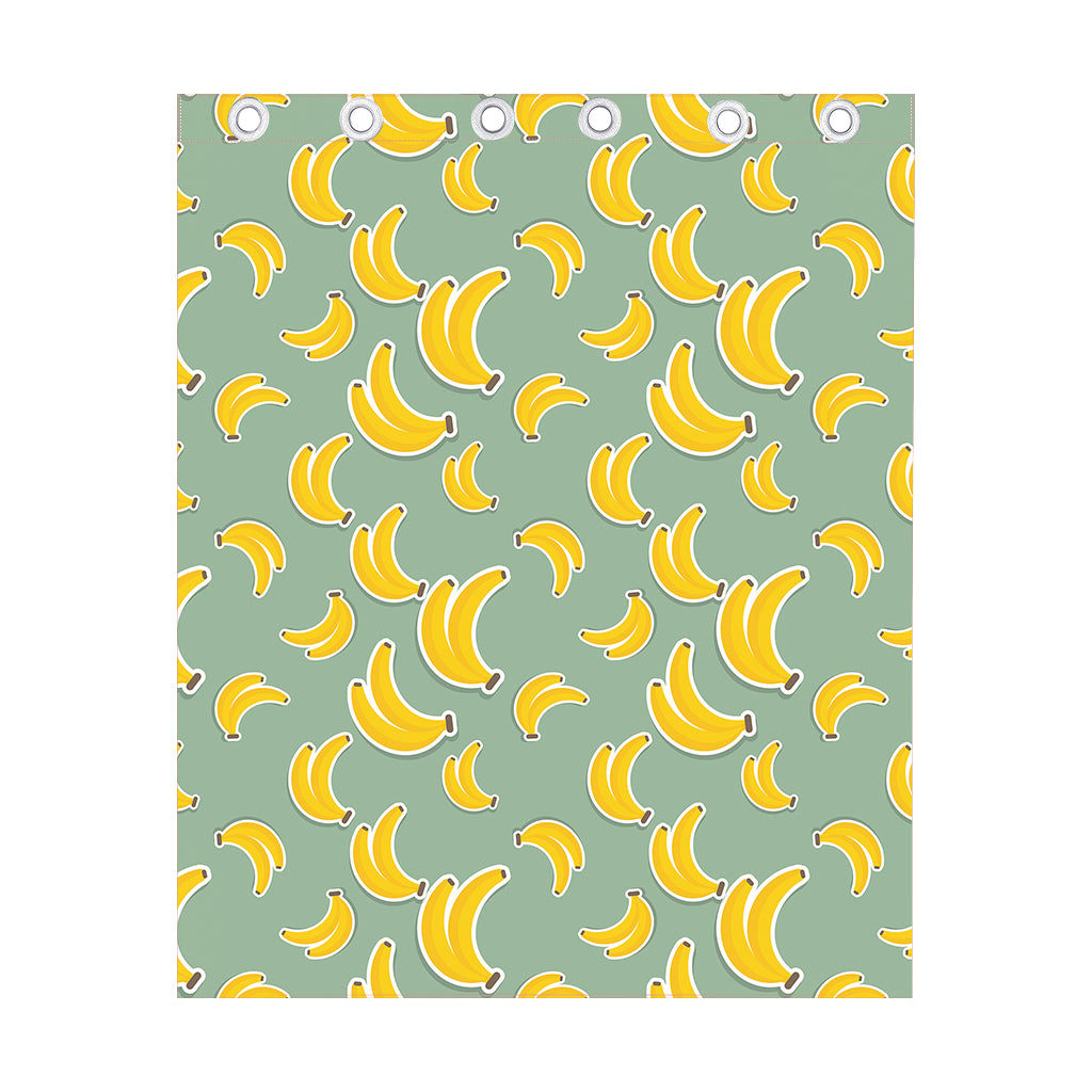 Cute Banana Pattern Print Curtain