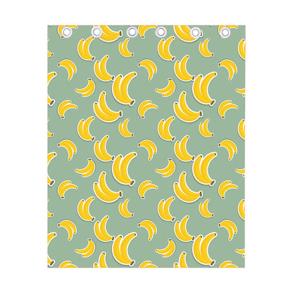 Cute Banana Pattern Print Curtain