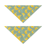 Cute Banana Pattern Print Dog Bandana