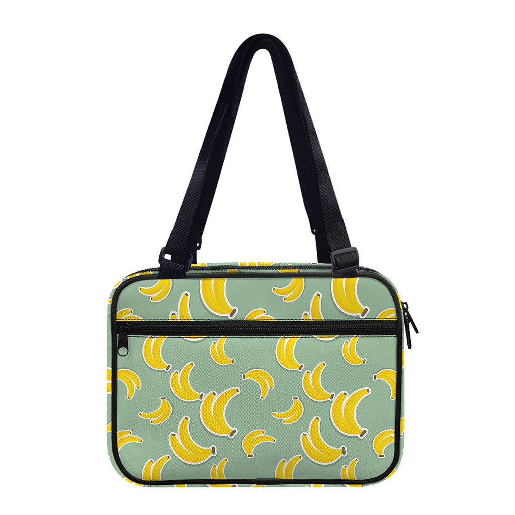 Cute Banana Pattern Print Double Strap Bible Bag