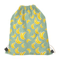 Cute Banana Pattern Print Drawstring Bag