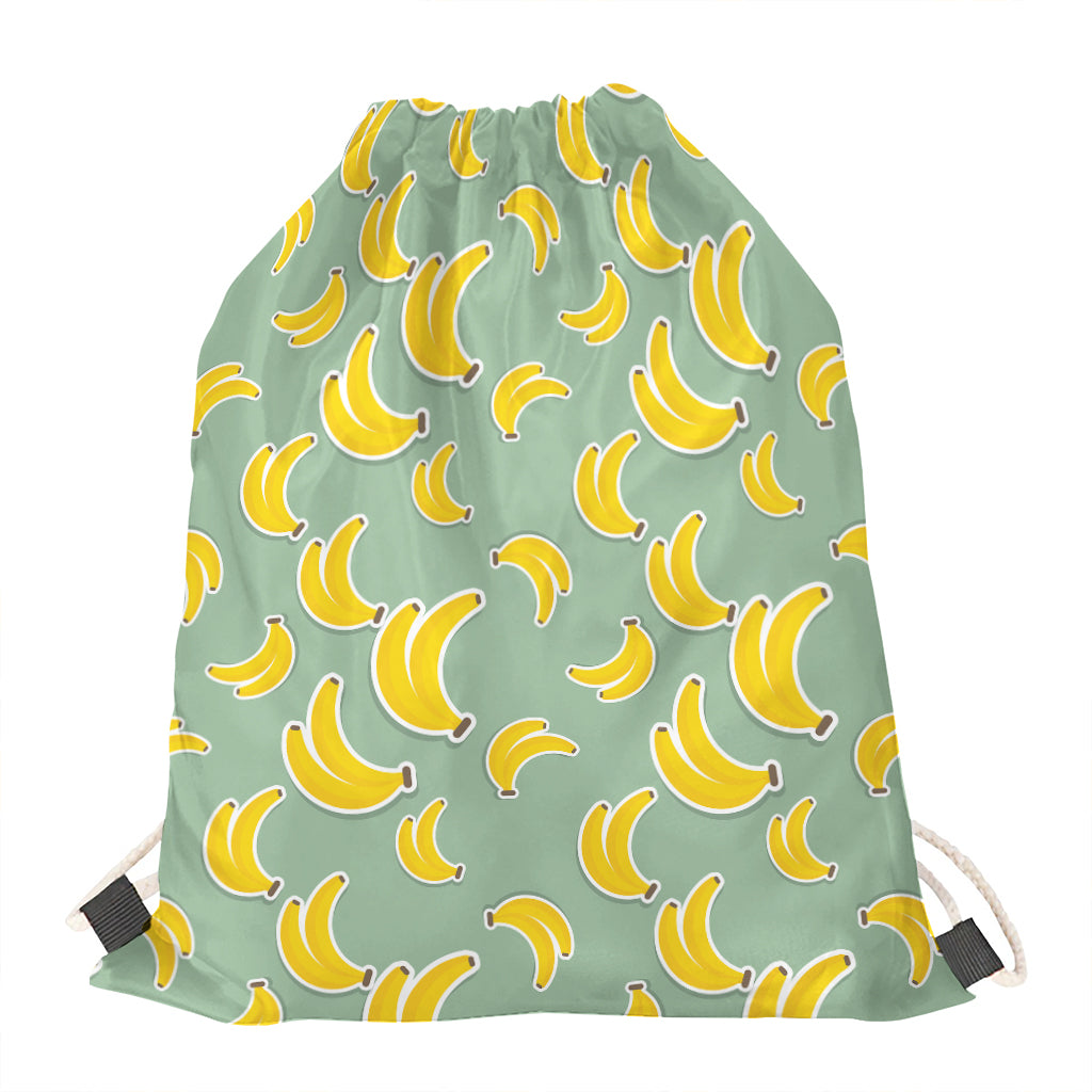 Cute Banana Pattern Print Drawstring Bag