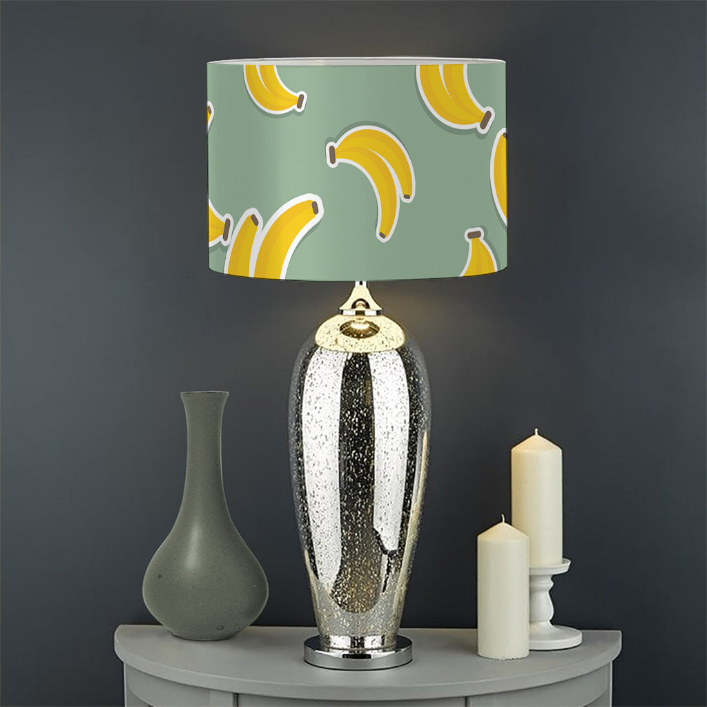 Cute Banana Pattern Print Drum Lamp Shade