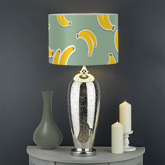 Cute Banana Pattern Print Drum Lamp Shade