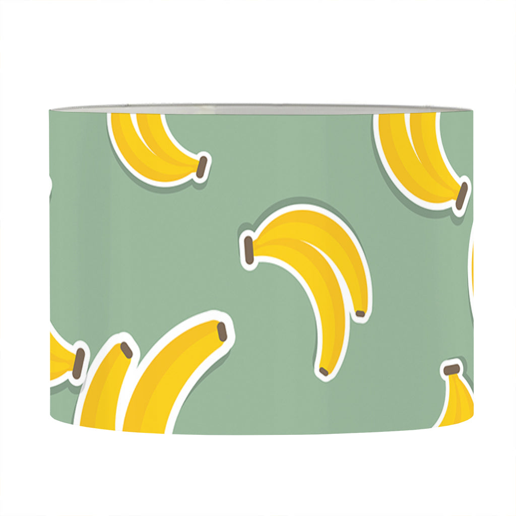 Cute Banana Pattern Print Drum Lamp Shade