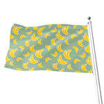 Cute Banana Pattern Print Flag