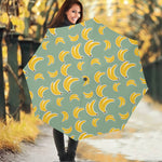 Cute Banana Pattern Print Foldable Umbrella