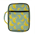 Cute Banana Pattern Print Front Pocket Bible Bag