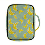 Cute Banana Pattern Print Front Pocket Bible Bag