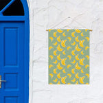 Cute Banana Pattern Print Garden Flag