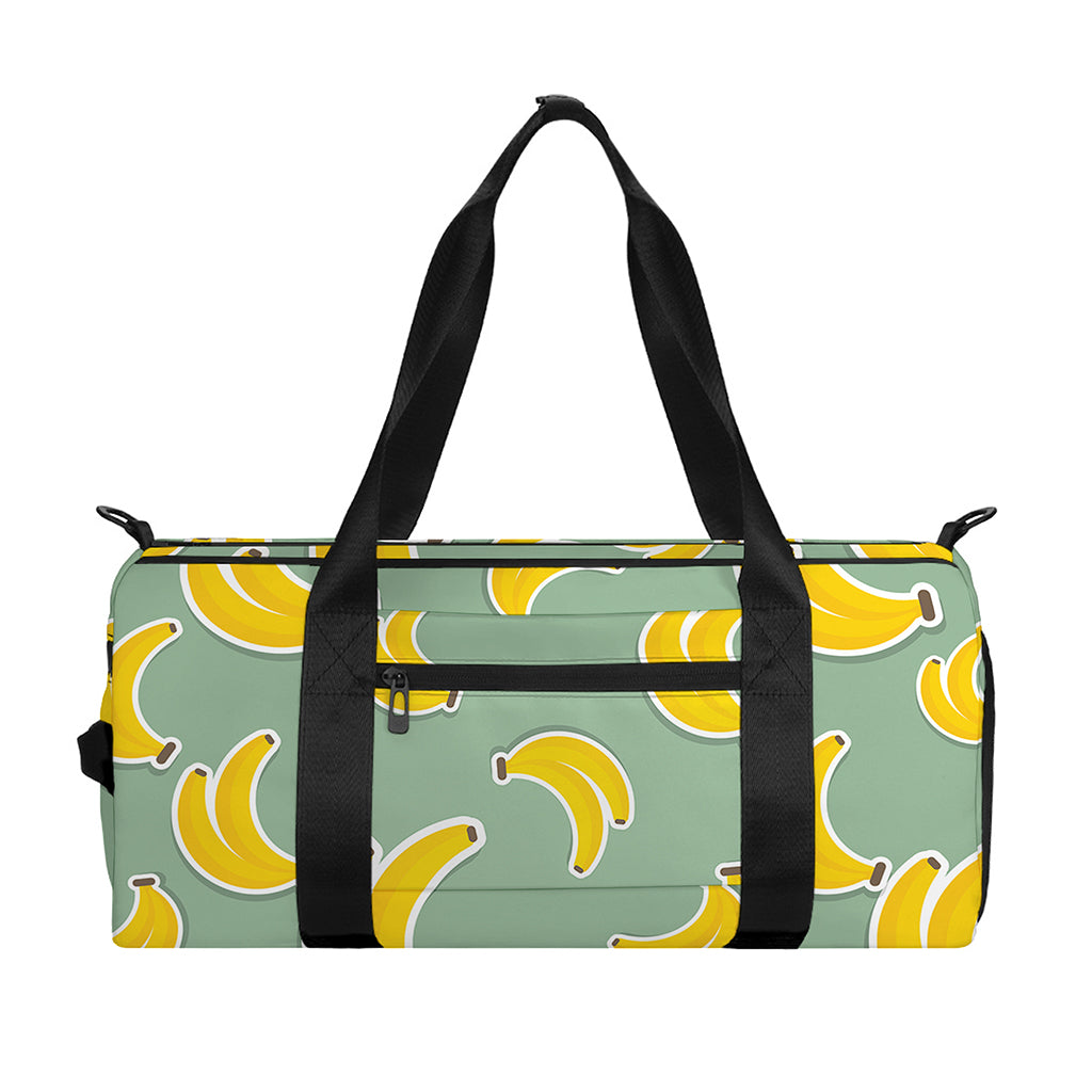 Cute Banana Pattern Print Gym Bag