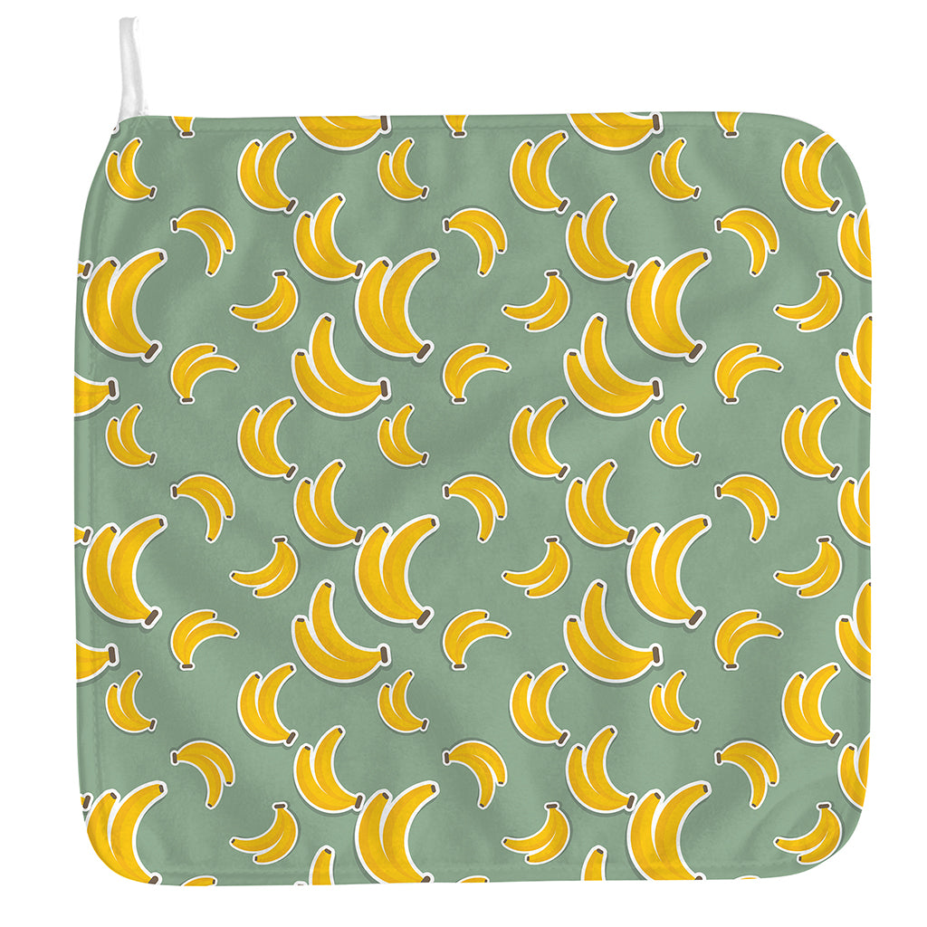 Cute Banana Pattern Print Hand Towel