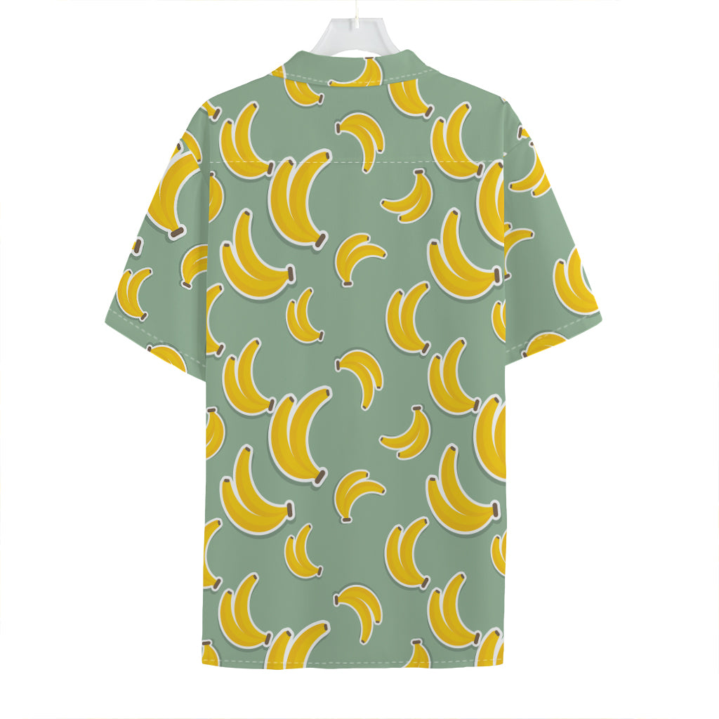 Cute Banana Pattern Print Hawaiian Shirt