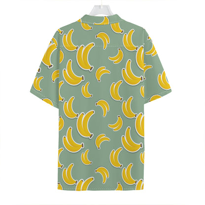 Cute Banana Pattern Print Hawaiian Shirt