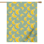 Cute Banana Pattern Print House Flag