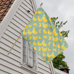 Cute Banana Pattern Print House Flag