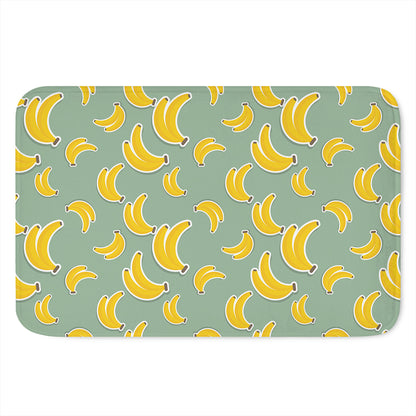 Cute Banana Pattern Print Indoor Door Mat