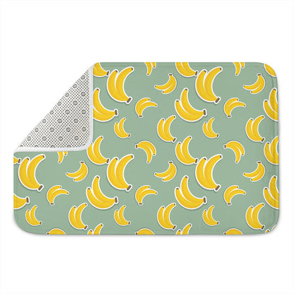 Cute Banana Pattern Print Indoor Door Mat