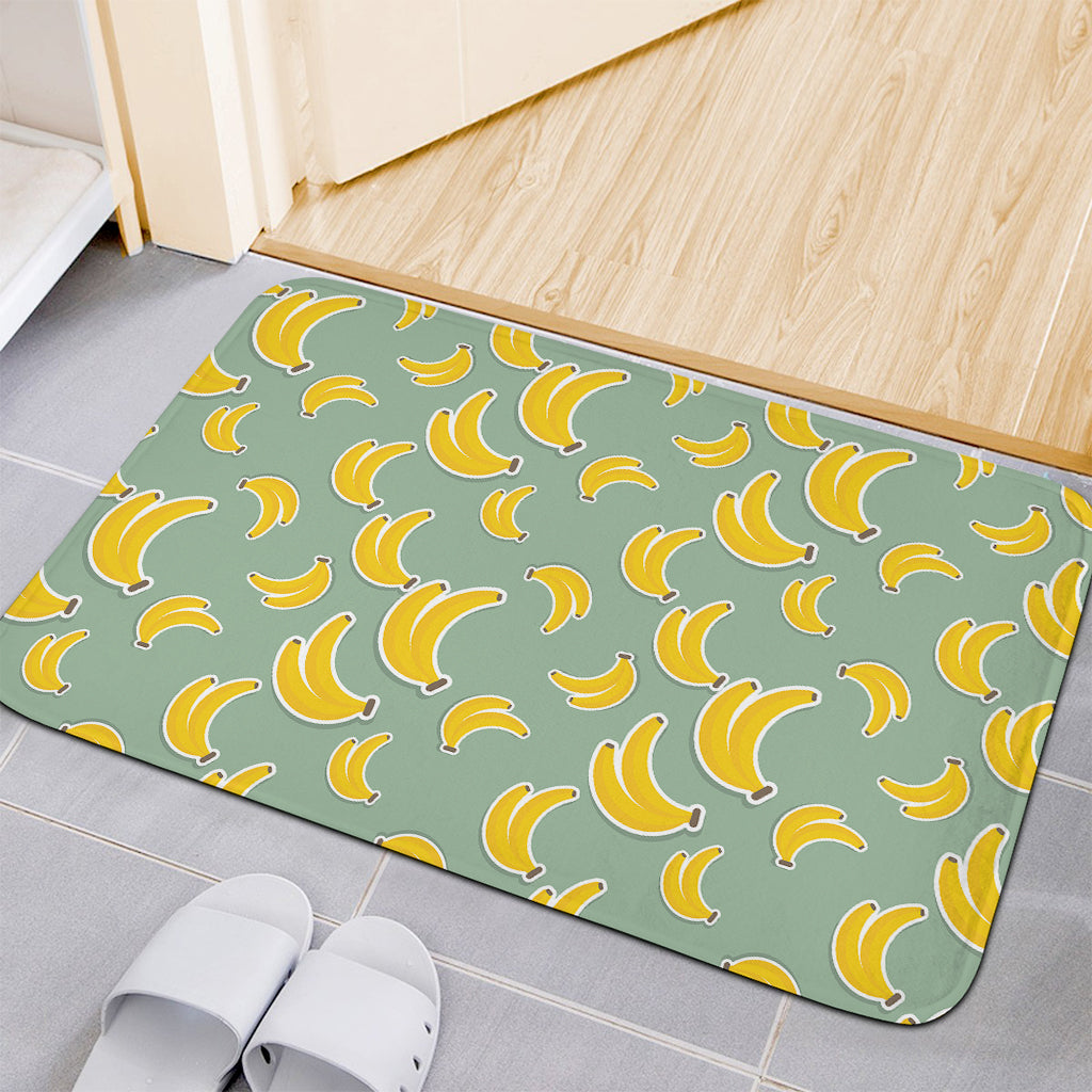 Cute Banana Pattern Print Indoor Door Mat