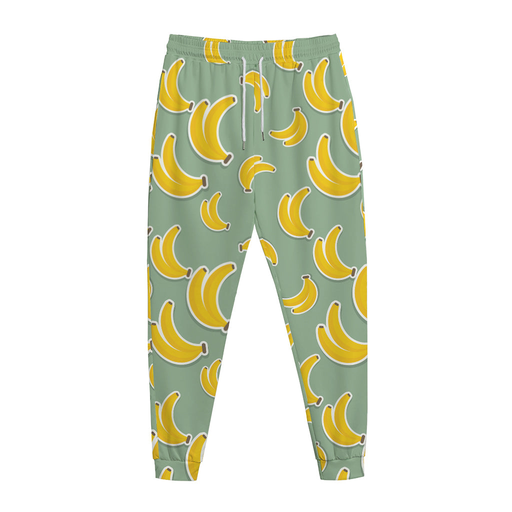 Cute Banana Pattern Print Jogger Pants