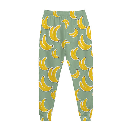 Cute Banana Pattern Print Jogger Pants