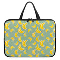 Cute Banana Pattern Print Laptop Sleeve With Handle