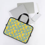 Cute Banana Pattern Print Laptop Sleeve With Handle