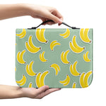 Cute Banana Pattern Print Leather Bible Cover