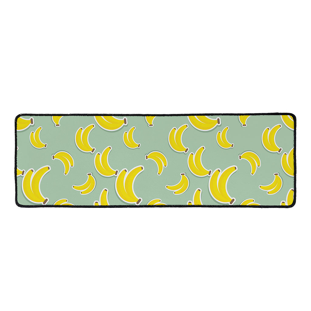 Cute Banana Pattern Print Long Kitchen Mat